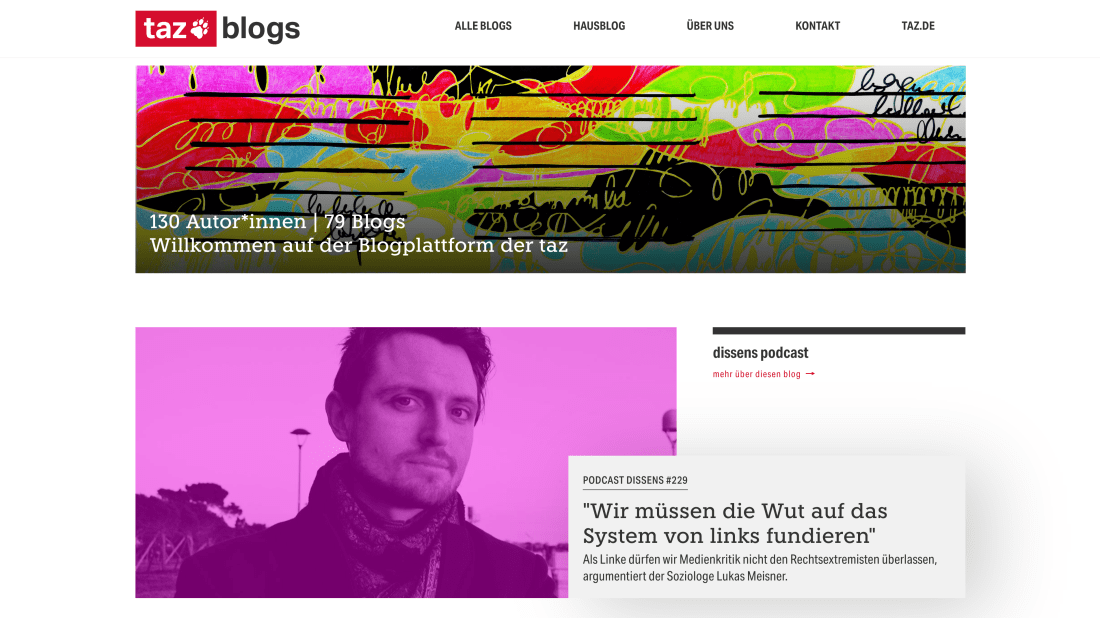 taz blogs